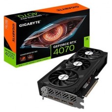 VGA GIGABYTE GV-N4070WF3OC-12GD,NV,RTX4070,GDDR6X,12GB,192BIT,HDMI+3DP,WINDFORCE 3X (3 VENTILADORES)