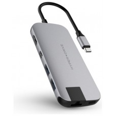 HUB HYPERDRIVE SLIM 8 EN 1 USB-C GRIS