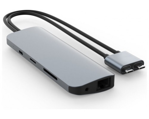 HUB HYPERDRIVE VIPER 10 EN 2 USB-C GRIS