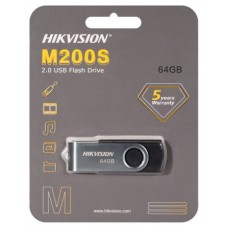 Hikvision Digital Technology HS-USB-M200S(STD)/64G unidad flash USB 64 GB USB tipo A 2.0 Negro, Acero inoxidable