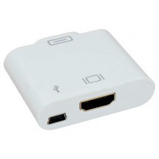 Conector HDMI+MiniUSB - IPAD/IPHONE/IPOD