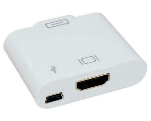 Conector HDMI+MiniUSB - IPAD/IPHONE/IPOD