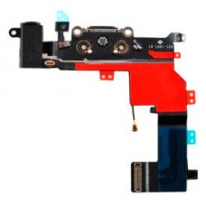 Flex Conector Carga+Audio+Microfono Negro Iphone 5S