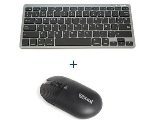 iggual Kit bundle teclado + ratón YIN Bluetooth