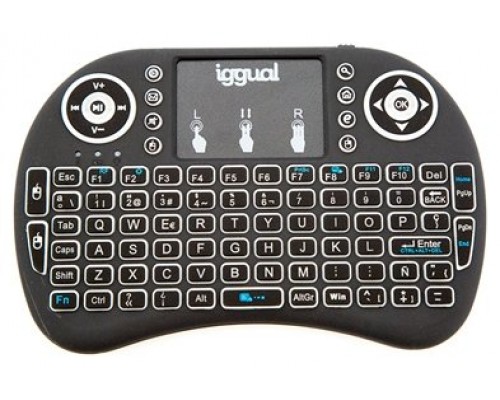 iggual Mini teclado inalámbrico con panel táctil