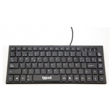 iggual Teclado USB compacto TKL Slim TKL-USB negro