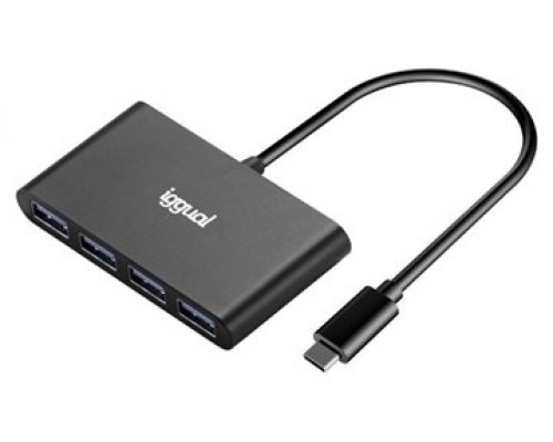 iggual Hub tipo C x 4 puertos USB 3.1 HubC3.1x4p