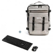 iggual Kit bundle mochila XL + teclado + ratón