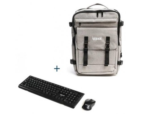 iggual Kit bundle mochila XL + teclado + ratón