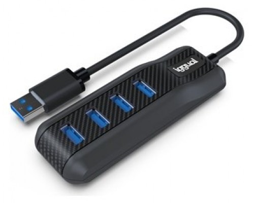 iggual Hub tipo A x 4 puertos USB 3.1 CARBON