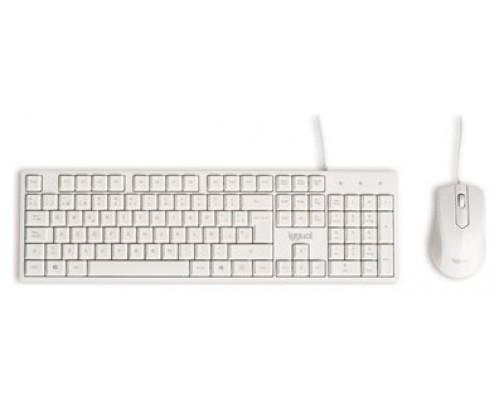 iggual Kit teclado y ratón CMK-BUSINESS blanco