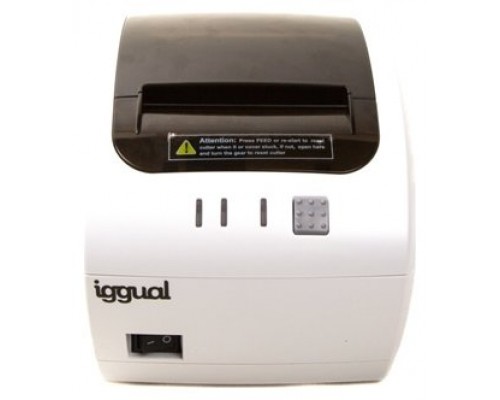 iggual Impresora térmica TP7001W USB+RJ45 blanco