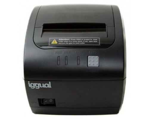 iggual Impresora térmica TP7001 USB+RJ45 negro