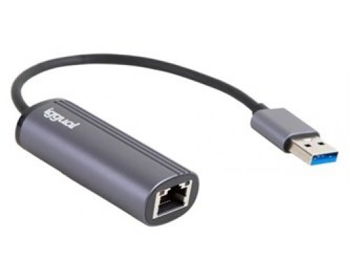 iggual Adaptador USB-A a RJ45 Gigabit SILVER