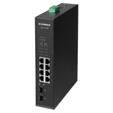 Edimax IGS-1210P Indus Din-Rail Switch 8xGbE PoE+