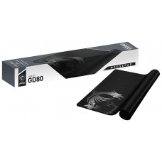 MSI Agility GD80 Alfombrilla de ratón para juegos Negro, Blanco