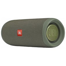 ALTAVOZ PORTABLE BLUETOOTH JBL FLIP 5 GREEN 20W  RESISTENTE AL AGUA IPX7 BT 4.2 12h DE REPRODUCCION COLOR VERDE