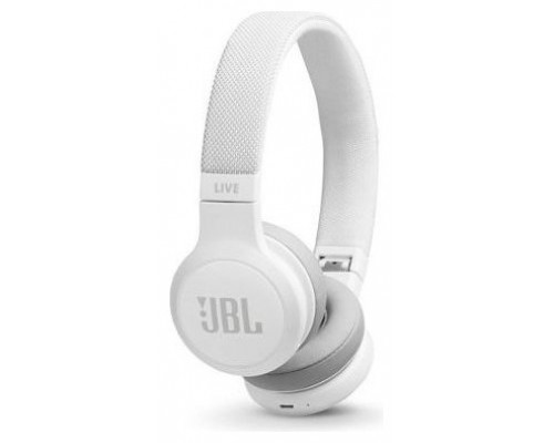 Auriculares bluetooth jbl live 400bt white