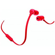 Auriculares intrauditivos jbl t110 red pure