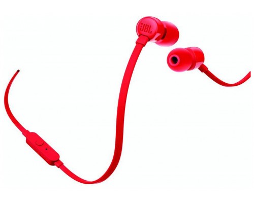 Auriculares intrauditivos jbl t110 red pure