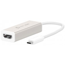 j5create JCA153 Adaptador gráfico USB 3840 x 2160 Pixeles Aluminio, Blanco