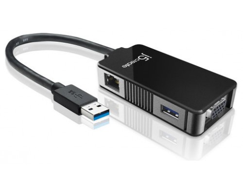 j5create JUA330U adaptador de cable USB 3.0 HDMI Negro