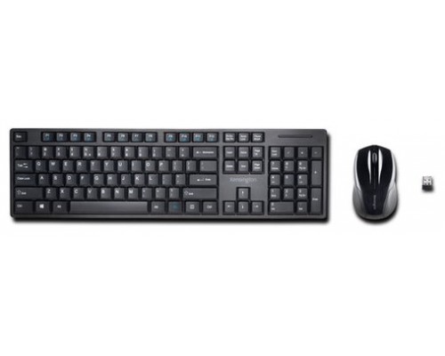 SET DE TECLADO+RATON INALAMBRICO PRO FIT QWERTY COLOR NEGRO KENSINGTON K75230ES