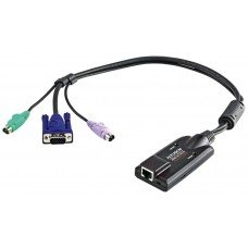 ATEN Adaptador KVM VGA PS/2 con compatibilidad de vídeo compuesto