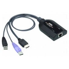 Aten KA7188 cable para video, teclado y ratón (kvm) Negro