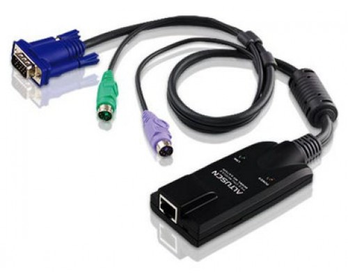 Aten KA7520 cable para video, teclado y ratón (kvm) Negro