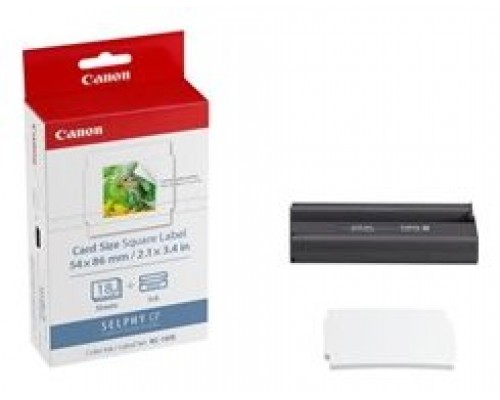 Papel foto canon selphy kc - 18is 54x54