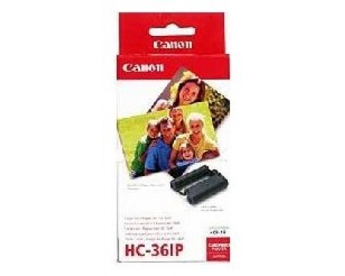 Papel foto canon kc - 36ip 8.6x5.4+tinta 36tarj