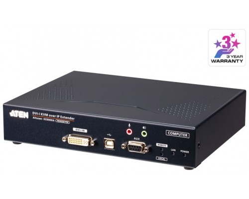 ATEN Transmisor KVM por IP DVI-I single display USB