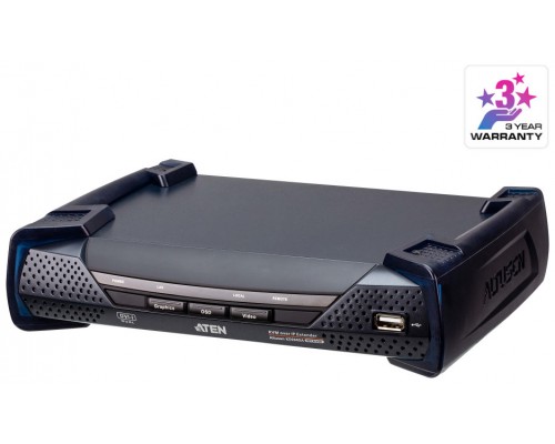 ATEN Receptor KVM por IP DVI-I dual display USB