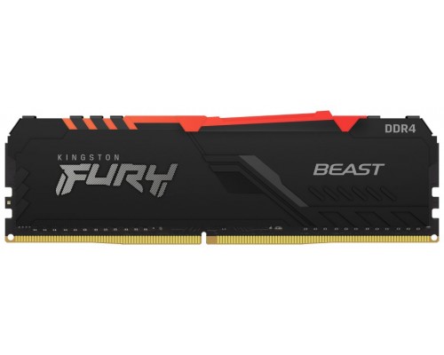 Kingston Technology FURY Beast RGB módulo de memoria 16 GB 1 x 16 GB DDR4 2666 MHz