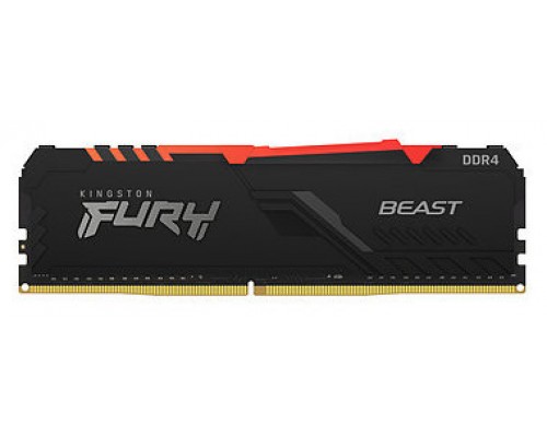 Kingston Technology FURY Beast RGB módulo de memoria 16 GB 1 x 16 GB DDR4 2666 MHz