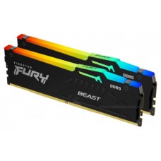 MEMORIA KINGSTON FURY BEAST RGB DDR5 32GB KIT2 4800MHZ  CL38