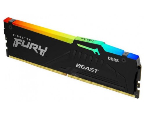 Kingston Technology FURY Beast RGB módulo de memoria 8 GB 1 x 8 GB DDR5 5600 MHz