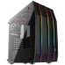 AEROCOOL KLAW MID TOWER, ATX, RGB FRONT, 3X RGB 12CM FANS, 2X TEMPERED GLASS PANELS