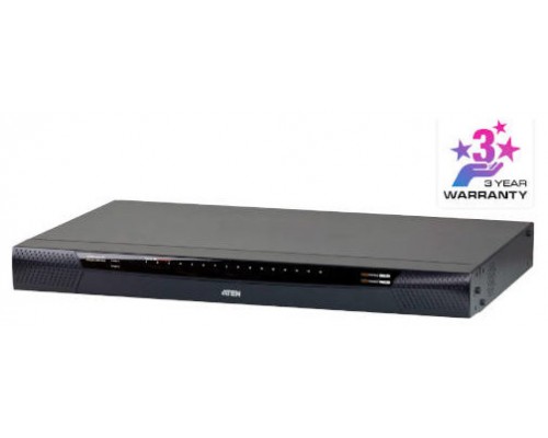 Aten KN1116VA-AX-G interruptor KVM Montaje en rack Negro