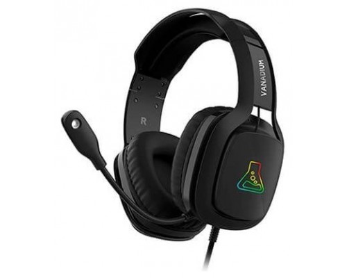 THE G-LAB RGB GAMING HEADSET - PC, PLAYSTATION, XBOXONE - BLACK (KORP-VANADIUM-B)