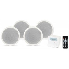 Amplificador de Pared+4 Altavoces de Techo Fonestar