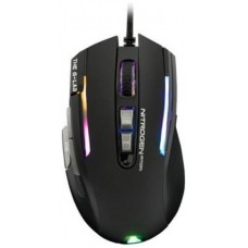 G-LAB ILLUMINATED GAMING MOUSE - 4800 DPI - SOFTWARE - BLACK  (KULT-NITROGEN-ATOM)