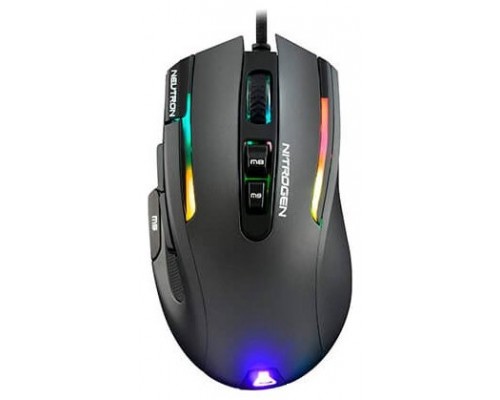 THE G-LAB ILLUMINATED GAMING MOUSE - 7200 DPI - SOFTWARE - EXTRA WEIGHTS (KULT-NITROGEN-NEUTRON)