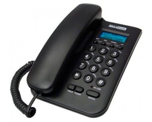 Telefono fijo maxcom kxt100 black