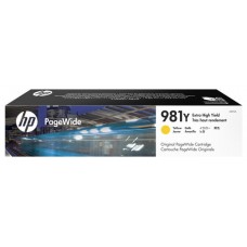 HP Cartucho original PageWide 981Y amarillo de alto rendimiento