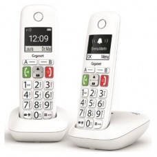 TELEFONO GIGASET E290 DUO INALAMBRICO BLANCO TECLAS GRANDES