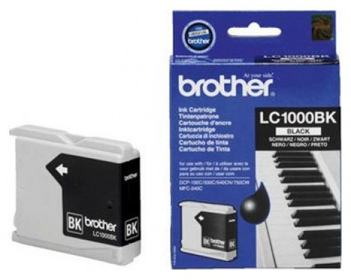 Cartucho tinta brother lc1000bk negro 500