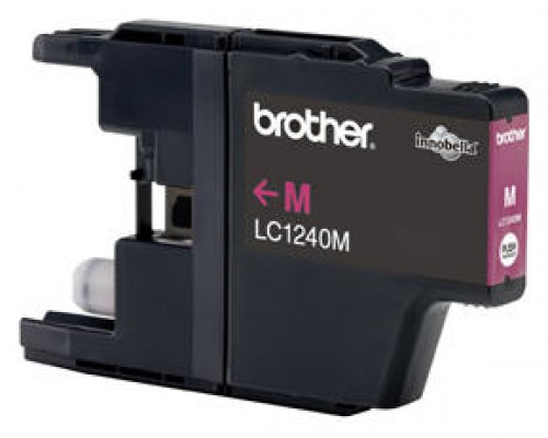 Cartucho tinta brother lc1240mbp magenta 600