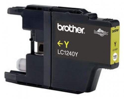 Cartucho tinta brother lc1240ybp amarillo 600